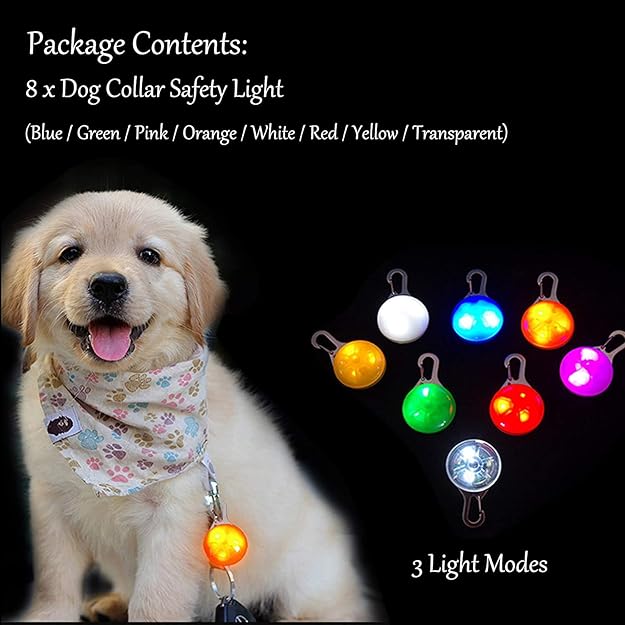 Dog Collar Light for Night Time