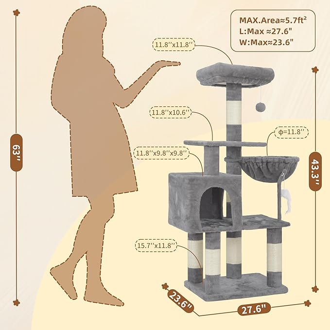 Cat Tree with Toy  M801D