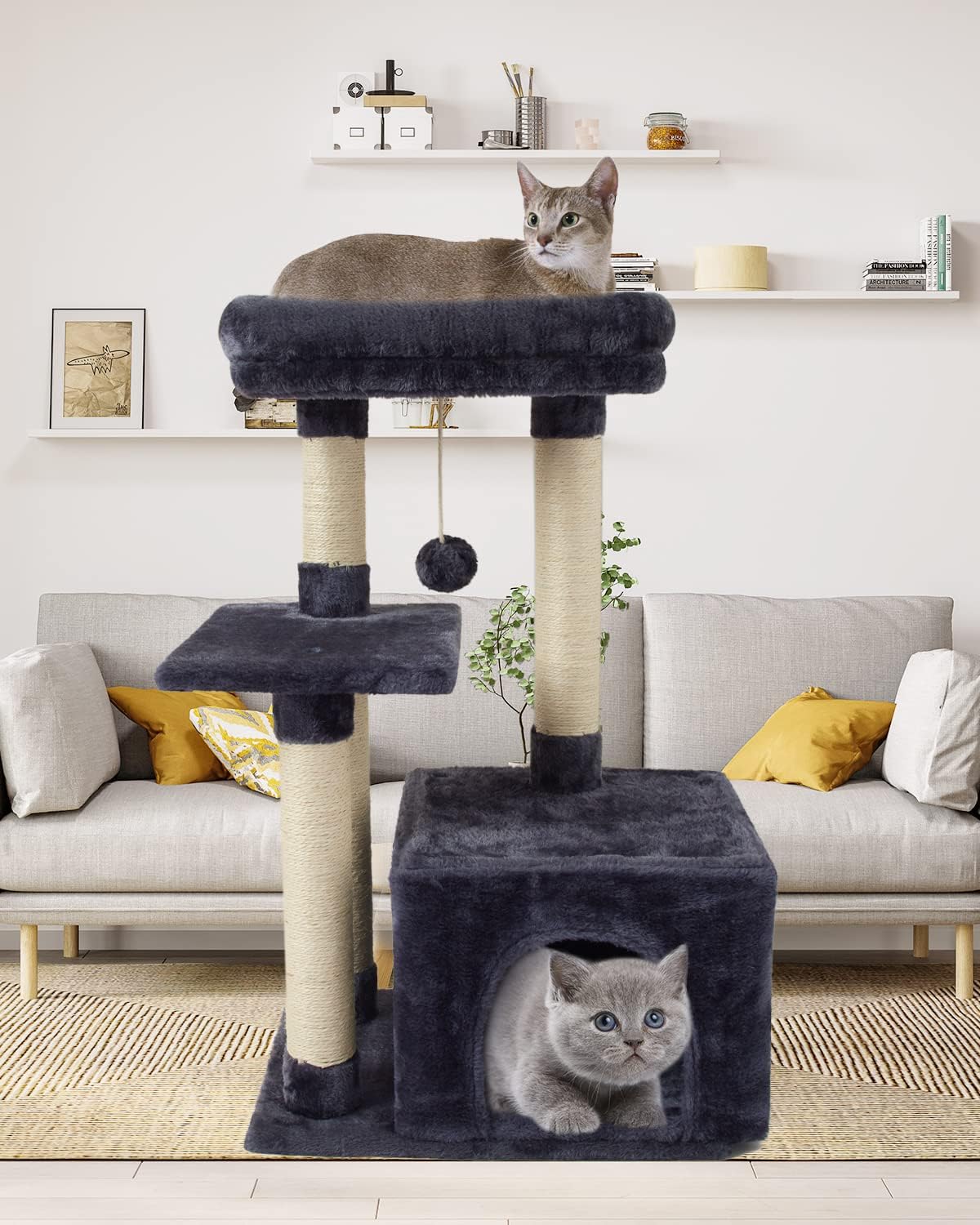 Three-Layer Cat Tree 3
